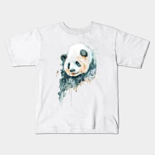 Adorable Panda Bear Portrait Kids T-Shirt